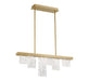 Lib & Co. Canada - LED Chandelier - Siena - Brushed Gold- Union Lighting Luminaires Decor