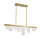 Lib & Co. Canada - LED Chandelier - Siena - Brushed Gold- Union Lighting Luminaires Decor