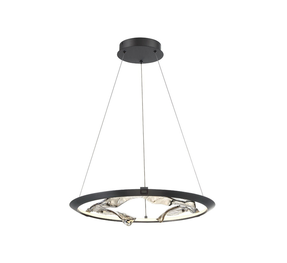 Lib & Co. Canada - LED Chandelier - Nettuno - Metallic Brushed Grey- Union Lighting Luminaires Decor