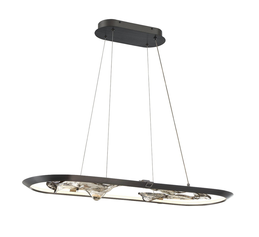 Lib & Co. Canada - LED Chandelier - Nettuno - Metallic Brushed Grey- Union Lighting Luminaires Decor