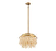 Lib & Co. Canada - Three Light Convertible Flushmount / Pendant - Molfetta - Antique Brass- Union Lighting Luminaires Decor