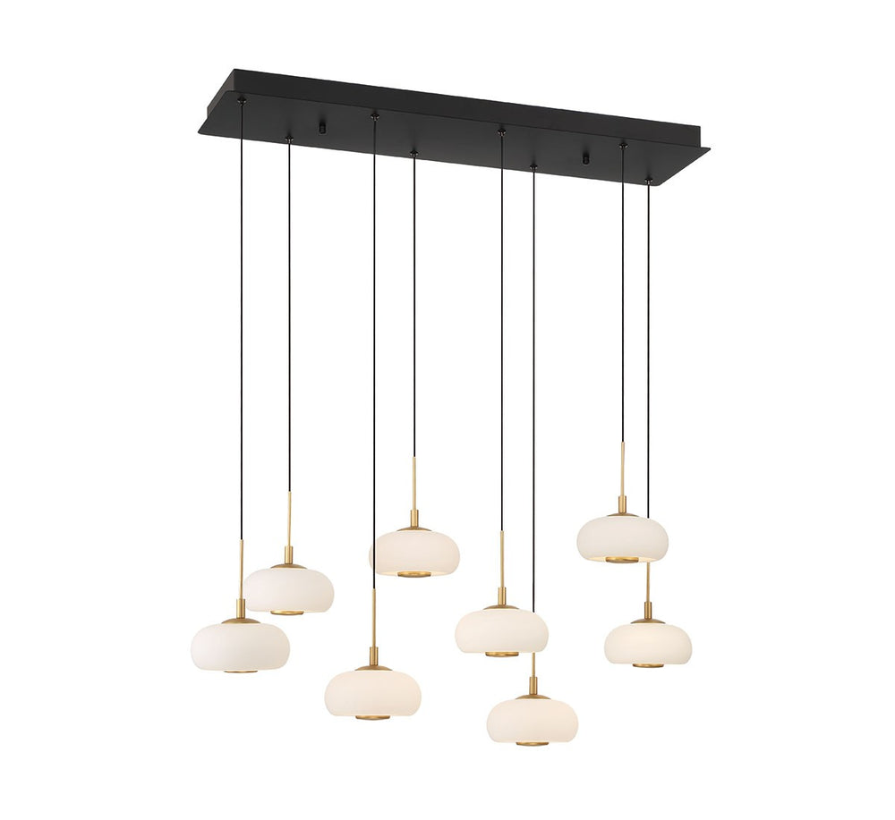 Lib & Co. Canada - LED Chandelier - Adelfia - Matte Black- Union Lighting Luminaires Decor
