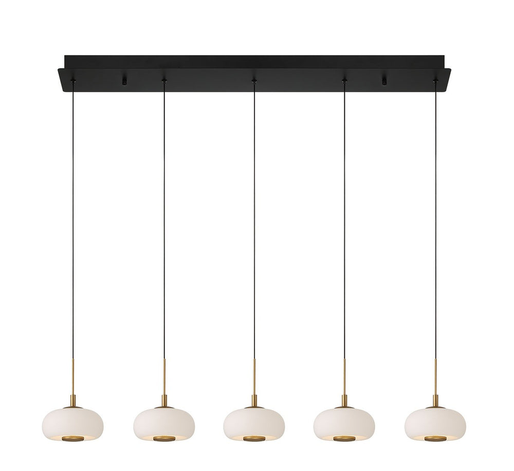 Lib & Co. Canada - LED Chandelier - Adelfia - Matte Black- Union Lighting Luminaires Decor