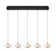 Lib & Co. Canada - LED Chandelier - Adelfia - Matte Black- Union Lighting Luminaires Decor