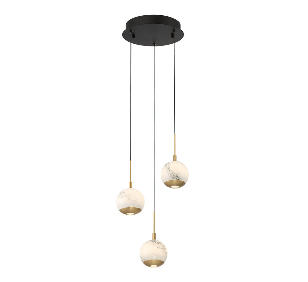 Lib & Co. Canada - LED Pendant - Baveno - Matte Black- Union Lighting Luminaires Decor