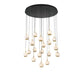 Lib & Co. Canada - LED Chandelier - Baveno - Matte Black- Union Lighting Luminaires Decor