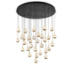 Lib & Co. Canada - LED Chandelier - Baveno - Matte Black- Union Lighting Luminaires Decor