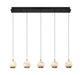 Lib & Co. Canada - LED Chandelier - Baveno - Matte Black- Union Lighting Luminaires Decor