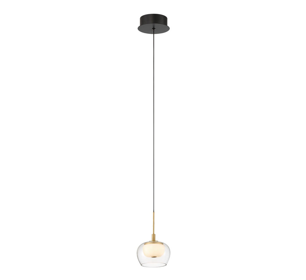 Lib & Co. Canada - LED Pendant - Manarola - Matte Black- Union Lighting Luminaires Decor