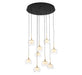 Lib & Co. Canada - LED Chandelier - Manarola - Matte Black- Union Lighting Luminaires Decor