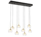 Lib & Co. Canada - LED Chandelier - Manarola - Matte Black- Union Lighting Luminaires Decor