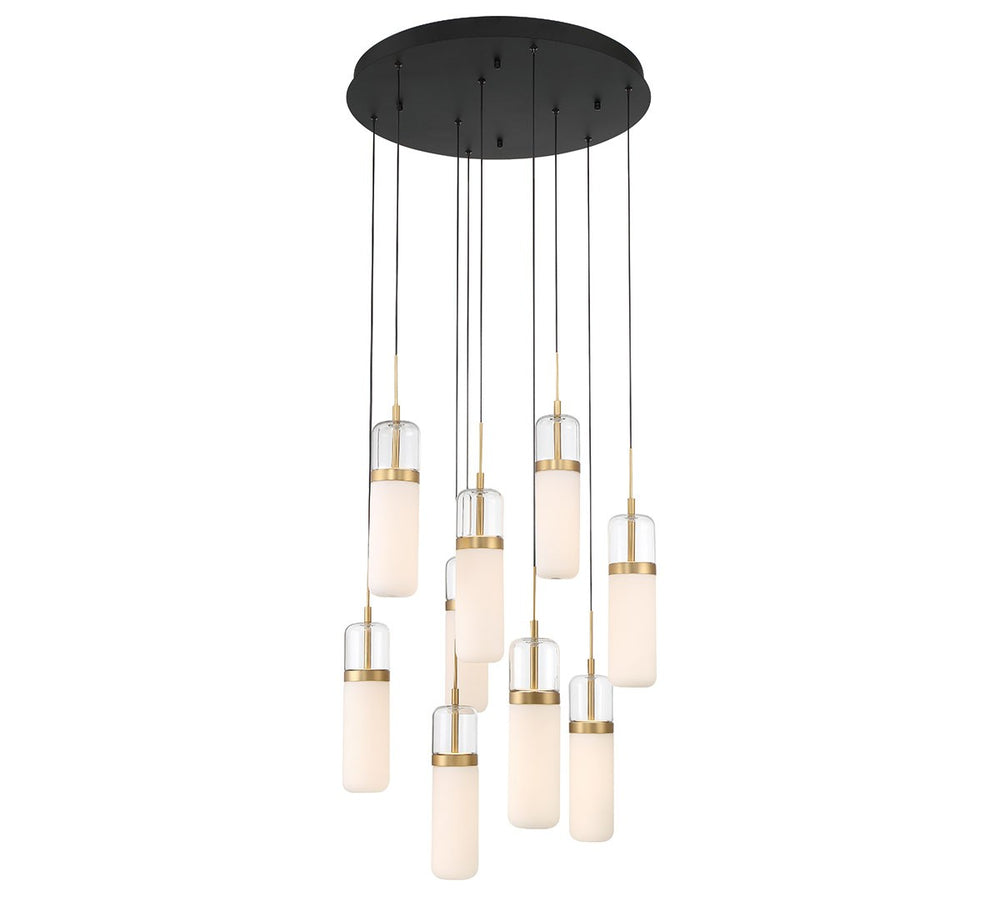 Lib & Co. Canada - LED Chandelier - Verona - Matte Black- Union Lighting Luminaires Decor