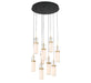 Lib & Co. Canada - LED Chandelier - Verona - Matte Black- Union Lighting Luminaires Decor