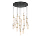Lib & Co. Canada - LED Chandelier - Verona - Matte Black- Union Lighting Luminaires Decor