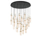 Lib & Co. Canada - LED Chandelier - Verona - Matte Black- Union Lighting Luminaires Decor