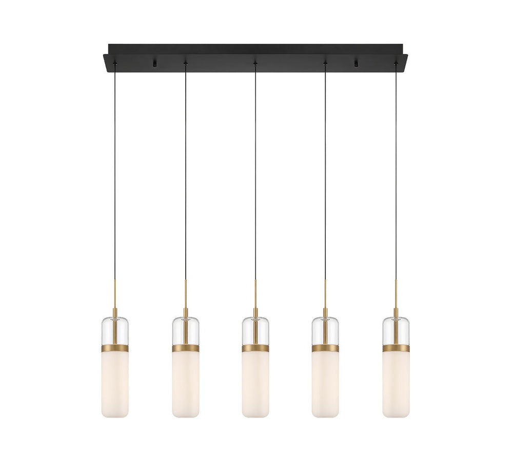 Lib & Co. Canada - LED Chandelier - Verona - Matte Black- Union Lighting Luminaires Decor