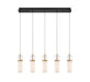 Lib & Co. Canada - LED Chandelier - Verona - Matte Black- Union Lighting Luminaires Decor