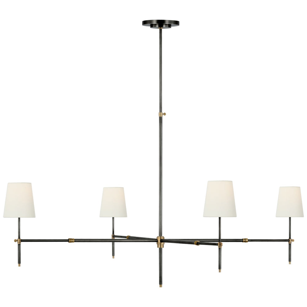 Visual Comfort Signature Canada - LED Chandelier - Bryant - Bronze and Hand-Rubbed Antique Brass- Union Lighting Luminaires Decor