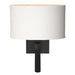 Hubbardton Forge - One Light Wall Sconce - Beacon Hall - Black- Union Lighting Luminaires Decor