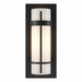 Hubbardton Forge - One Light Wall Sconce - Banded - Black- Union Lighting Luminaires Decor
