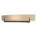 Hubbardton Forge - Two Light Wall Sconce - Axis - Dark Smoke- Union Lighting Luminaires Decor