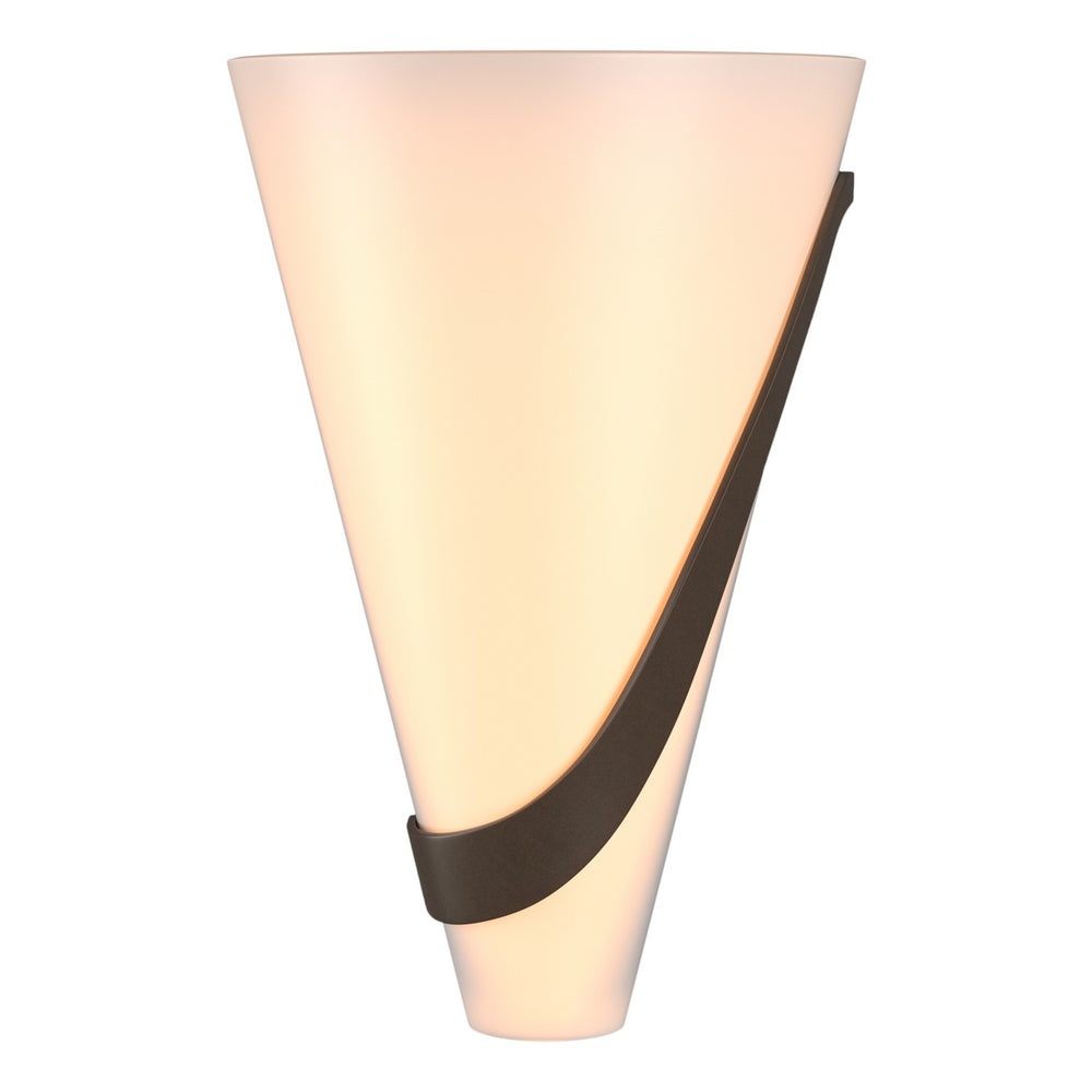 Hubbardton Forge - Two Light Wall Sconce - Half Cone - Bronze- Union Lighting Luminaires Decor