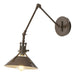 Hubbardton Forge - One Light Wall Sconce - Henry - Bronze- Union Lighting Luminaires Decor