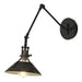 Hubbardton Forge - One Light Wall Sconce - Henry - Black- Union Lighting Luminaires Decor