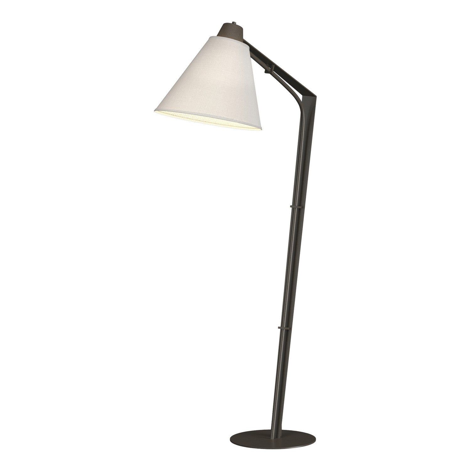 Hubbardton Forge - One Light Floor Lamp - Reach - Dark Smoke- Union Lighting Luminaires Decor
