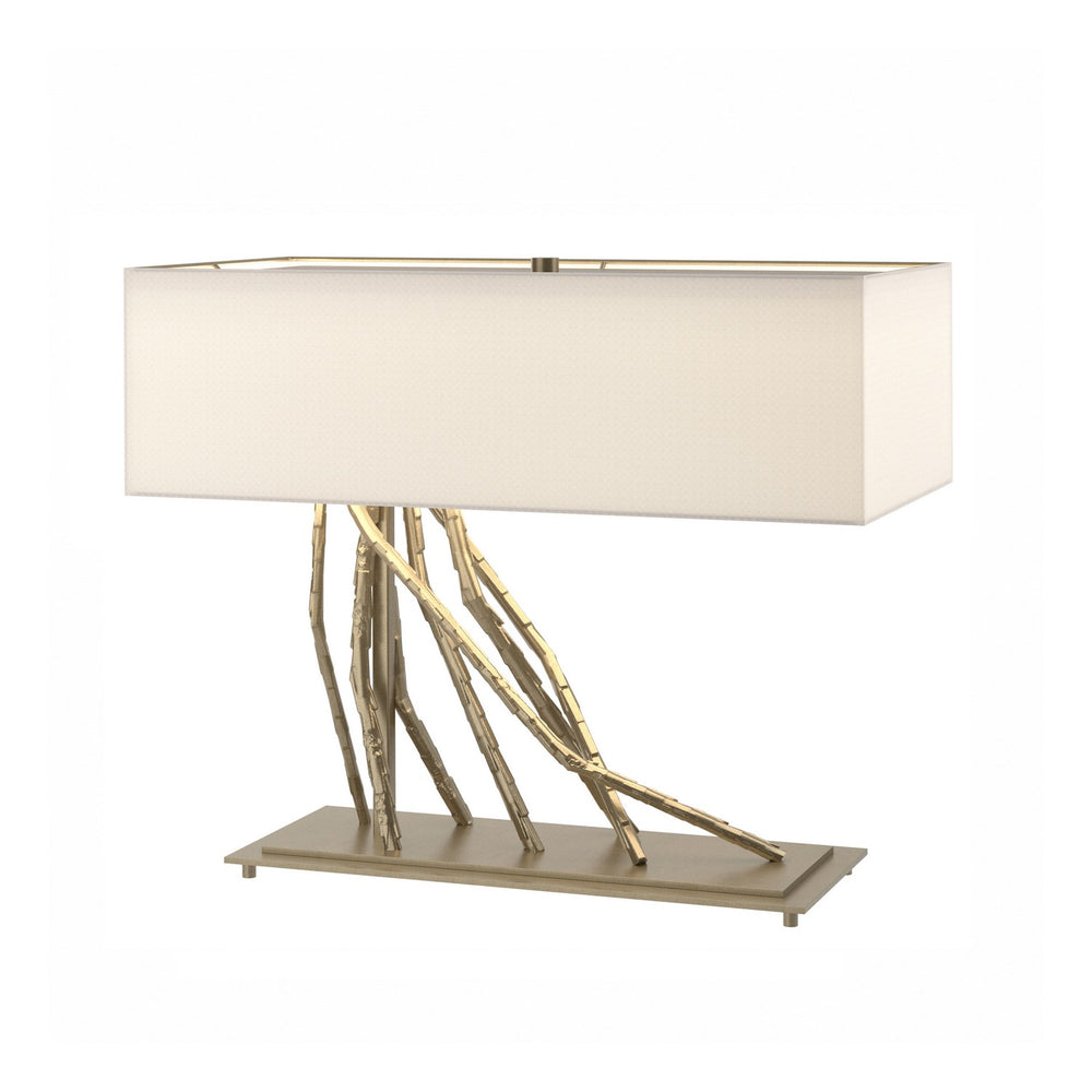Hubbardton Forge - Two Light Table Lamp - Brindille - Soft Gold- Union Lighting Luminaires Decor