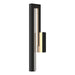 Hubbardton Forge - LED Outdoor Wall Sconce - Edge - Coastal Black- Union Lighting Luminaires Decor