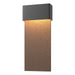 Hubbardton Forge - LED Outdoor Wall Sconce - Stratum - Coastal Black- Union Lighting Luminaires Decor