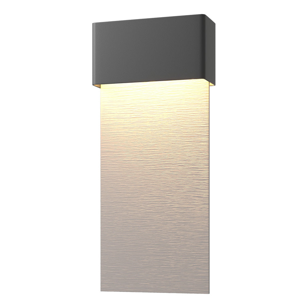Hubbardton Forge - LED Outdoor Wall Sconce - Stratum - Coastal Black- Union Lighting Luminaires Decor