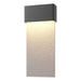 Hubbardton Forge - LED Outdoor Wall Sconce - Stratum - Coastal Black- Union Lighting Luminaires Decor