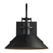 Hubbardton Forge - One Light Outdoor Wall Sconce - Henry - Coastal Black- Union Lighting Luminaires Decor