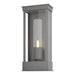 Hubbardton Forge - One Light Outdoor Wall Sconce - Portico - Coastal Burnished Steel- Union Lighting Luminaires Decor