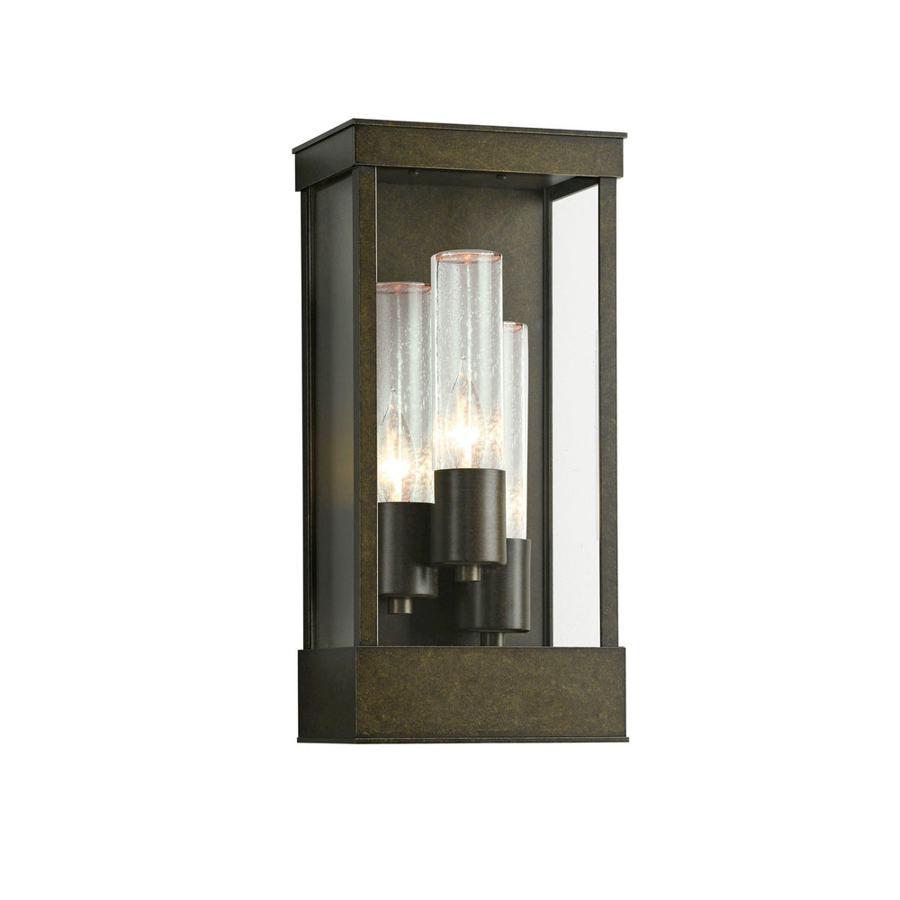 Hubbardton Forge - Three Light Outdoor Wall Sconce - Portico - Coastal Bronze- Union Lighting Luminaires Decor
