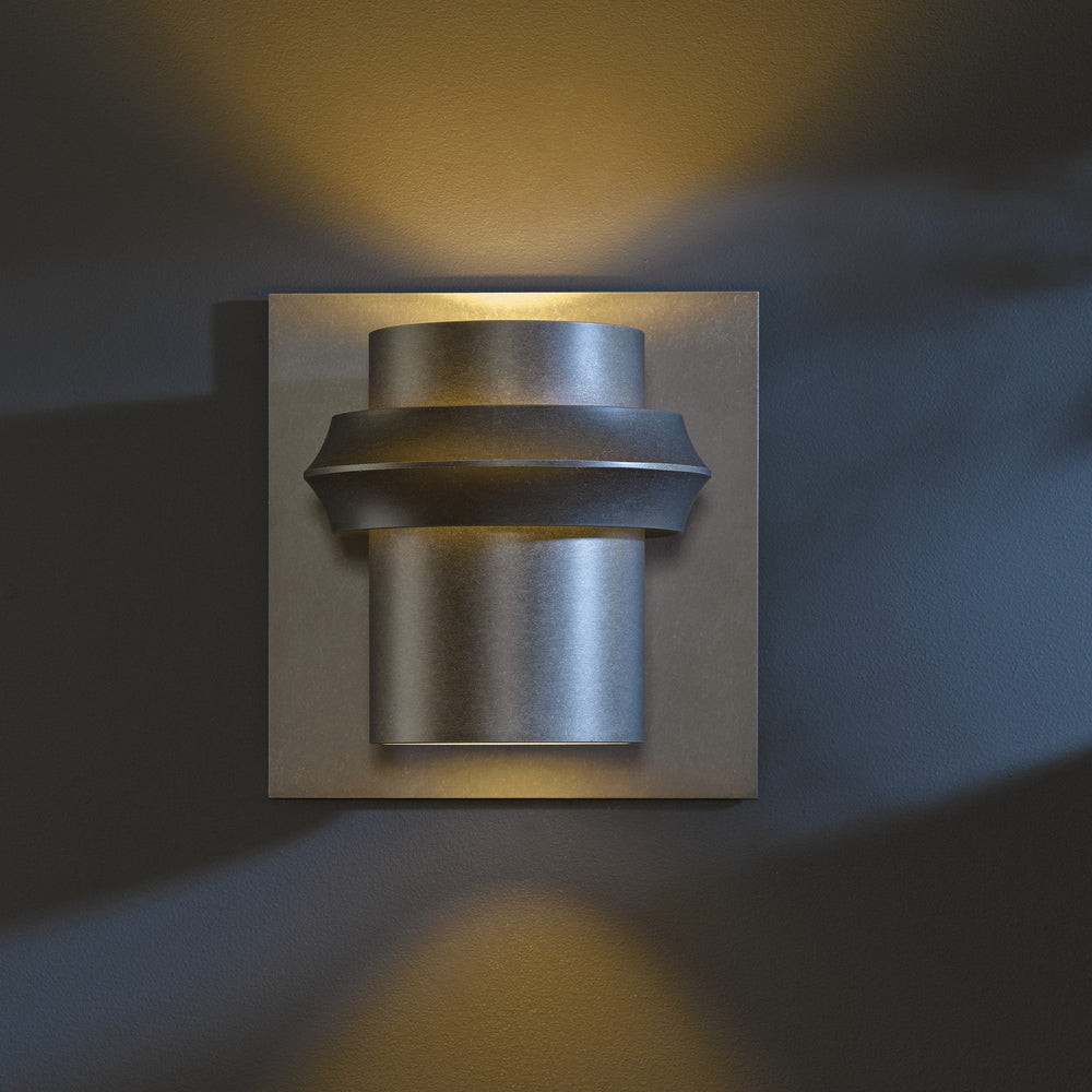 Hubbardton Forge - One Light Outdoor Wall Sconce - Twilight - Coastal Dark Smoke- Union Lighting Luminaires Decor