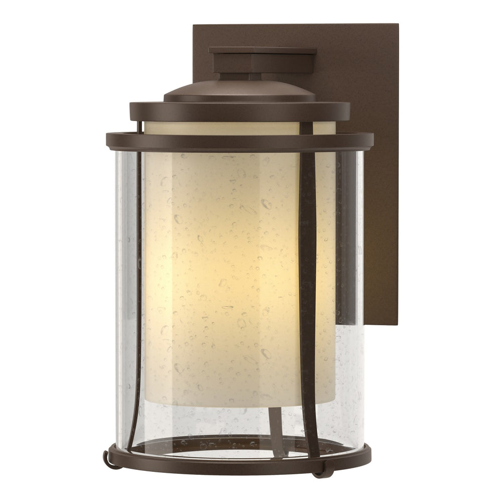 Hubbardton Forge - One Light Outdoor Wall Sconce - Meridian - Coastal Bronze- Union Lighting Luminaires Decor