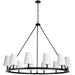 Dainolite Canada - 12 Light Chandelier - Colby - Matte Black- Union Lighting Luminaires Decor