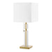 Dainolite Canada - One Light Table Lamp - Fernanda - Aged Brass- Union Lighting Luminaires Decor