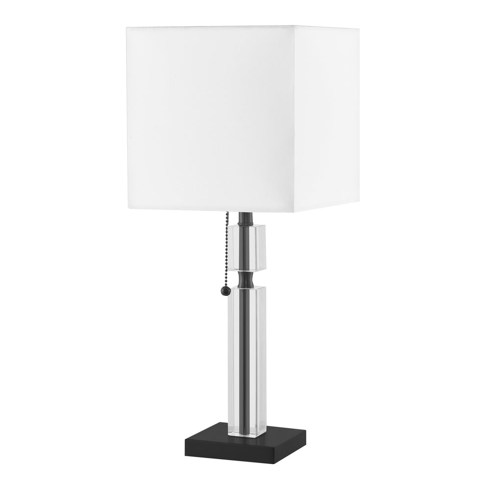 Dainolite Canada - One Light Table Lamp - Fernanda - Matte Black- Union Lighting Luminaires Decor