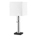 Dainolite Canada - One Light Table Lamp - Fernanda - Matte Black- Union Lighting Luminaires Decor