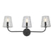 Dainolite Canada - Three Light Vanity - Eleanor - Matte Black- Union Lighting Luminaires Decor