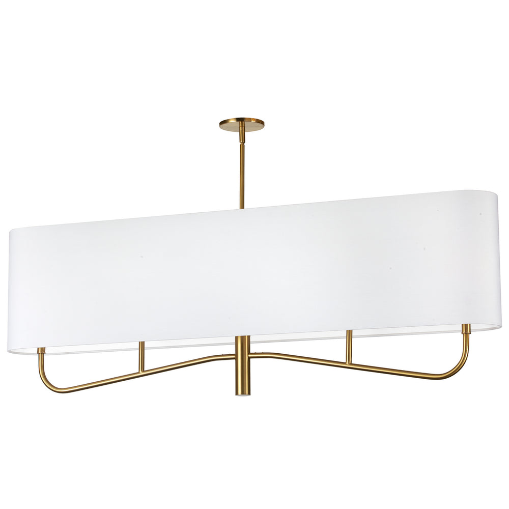 Dainolite Canada - Four Light Chandelier - Eleanor - Aged Brass- Union Lighting Luminaires Decor