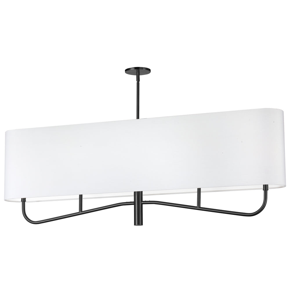 Dainolite Canada - Four Light Chandelier - Eleanor - Matte Black- Union Lighting Luminaires Decor
