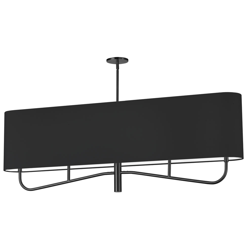 Dainolite Canada - Four Light Chandelier - Eleanor - Matte Black- Union Lighting Luminaires Decor