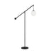 Dainolite Canada - One Light Floor Lamp - Holly - Matte Black- Union Lighting Luminaires Decor