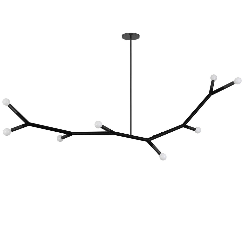 Dainolite Canada - Eight Light Pendant - Morgan - Matte Black- Union Lighting Luminaires Decor