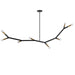 Dainolite Canada - Eight Light Pendant - Morgan - Matte Black- Union Lighting Luminaires Decor
